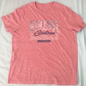 ‘Vintage Customs Motorcycle’ t-shirt